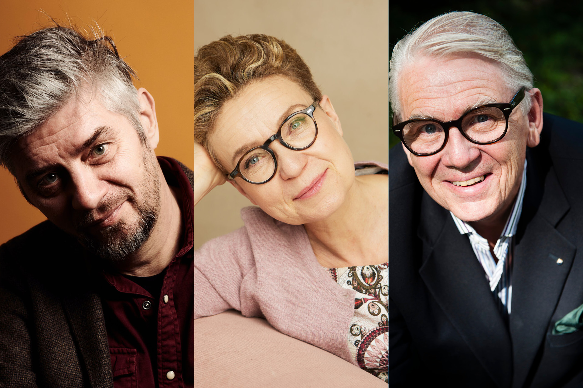 Kuvassa Reidar Palmgren, Sirpa Kähkönen ja Lasse Lehtinen.