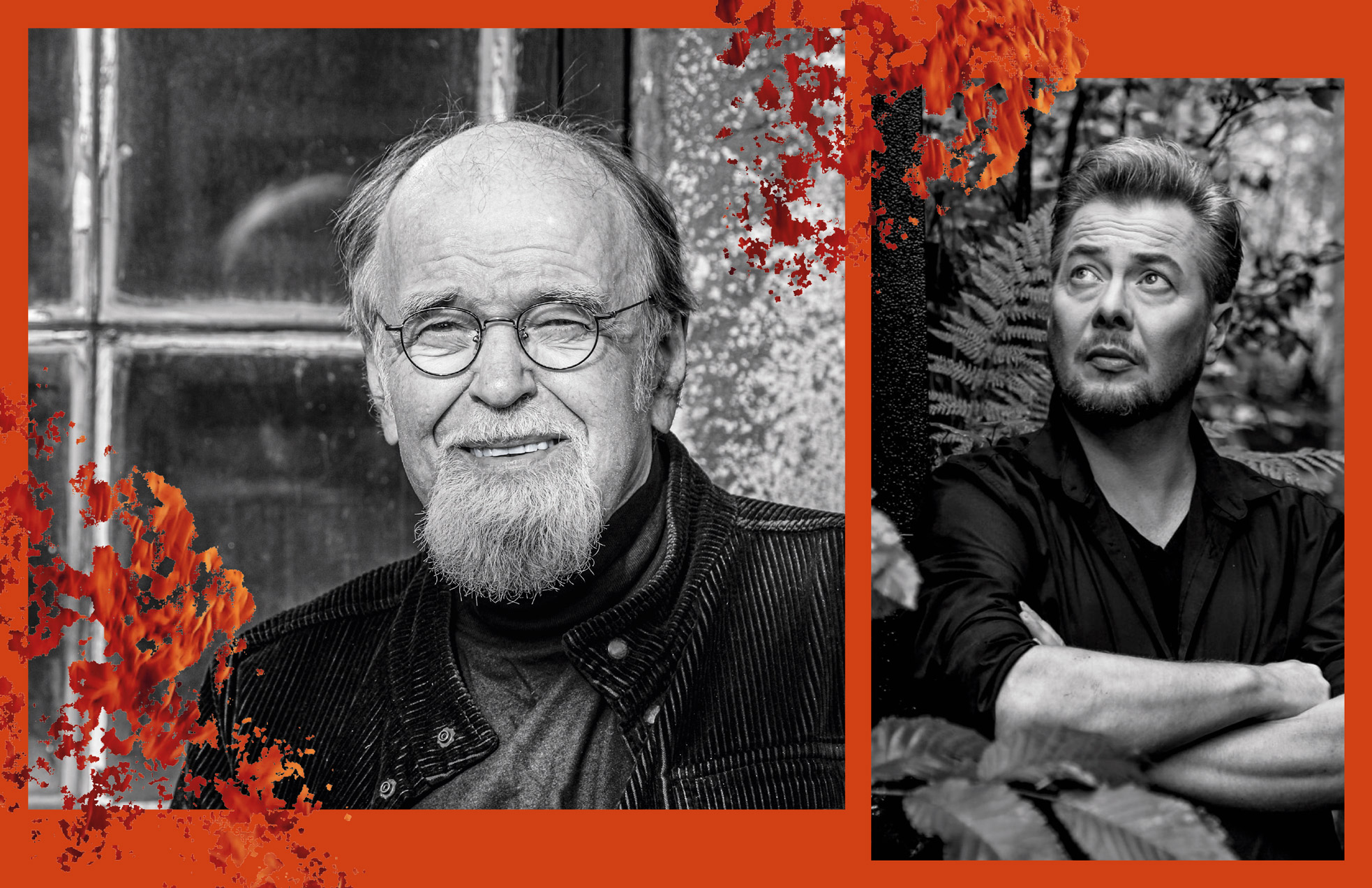 Kuvassa Heikki Valpola ja Mika Nikander.